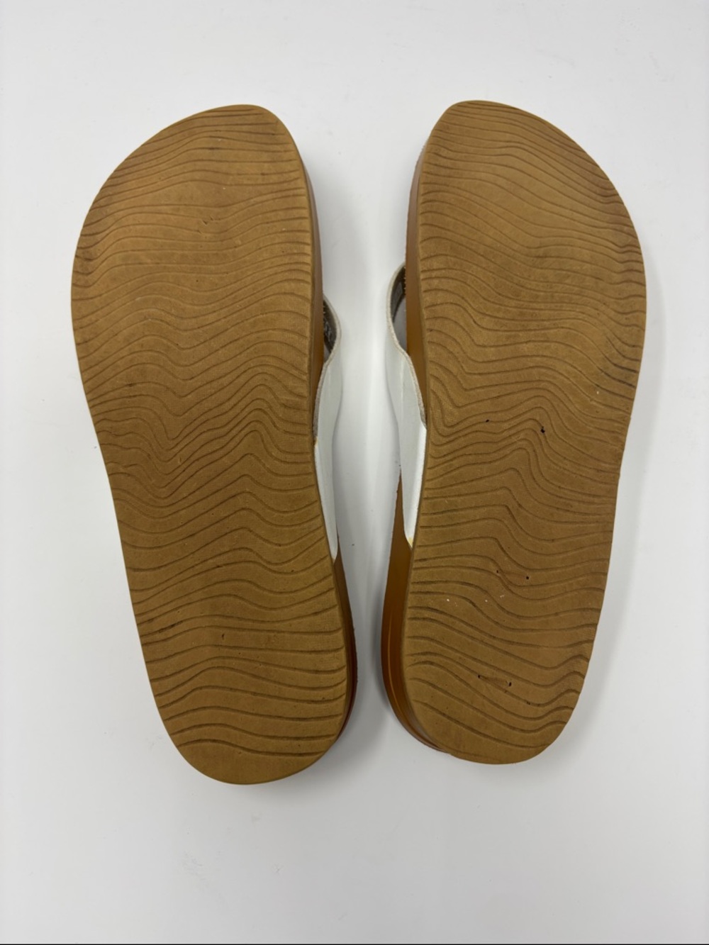 Reef | White Cork Footbed Women’s Braided Thong Sandals 8 - Picture 6 of 7